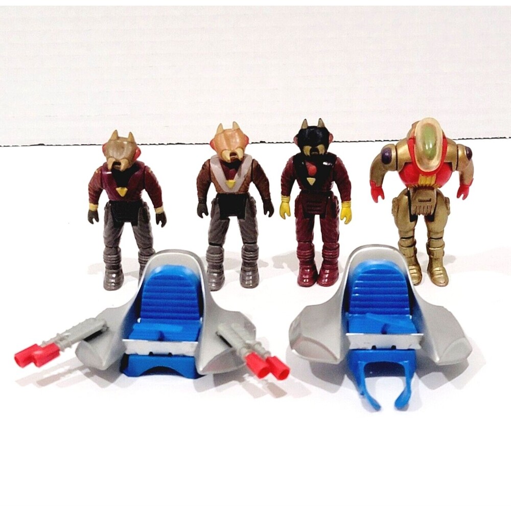 Tyco Dino Riders Lot Quetzalcoatlus Chair Deinonychus Seat Guns and Figures Lot
